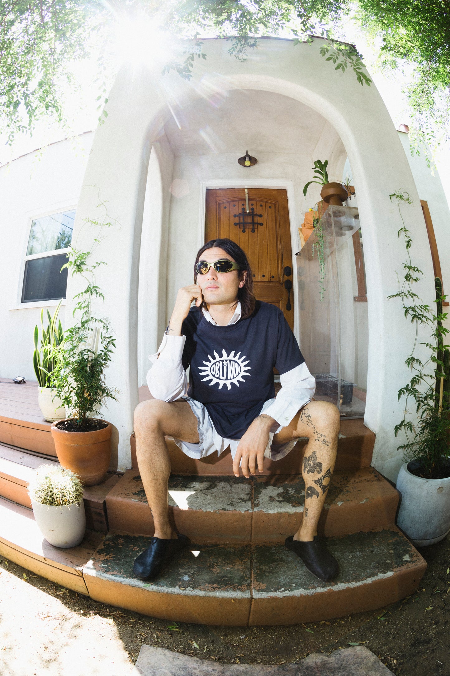 Black Sun Logo Tee