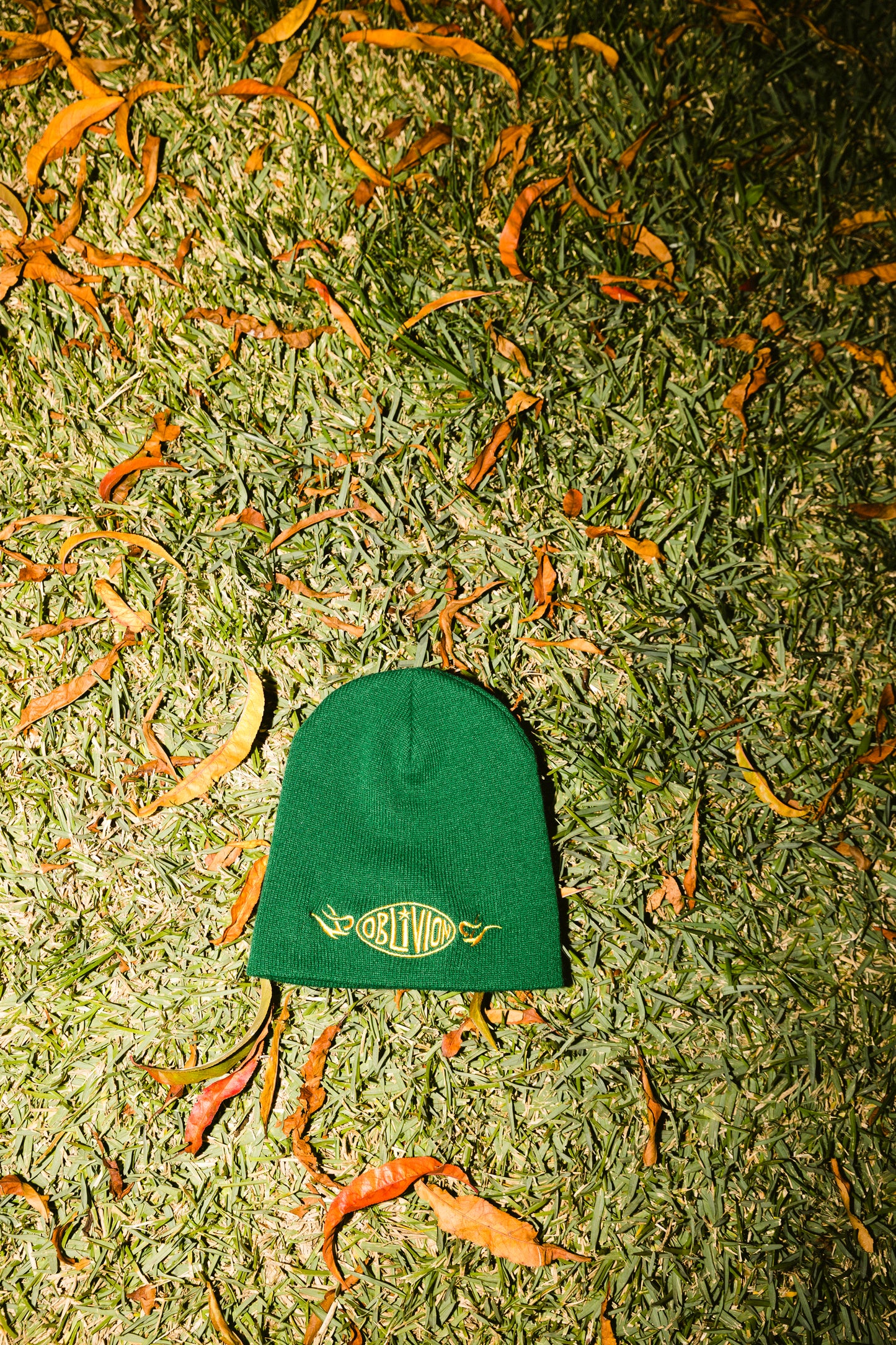 Oblivion Green Beanie