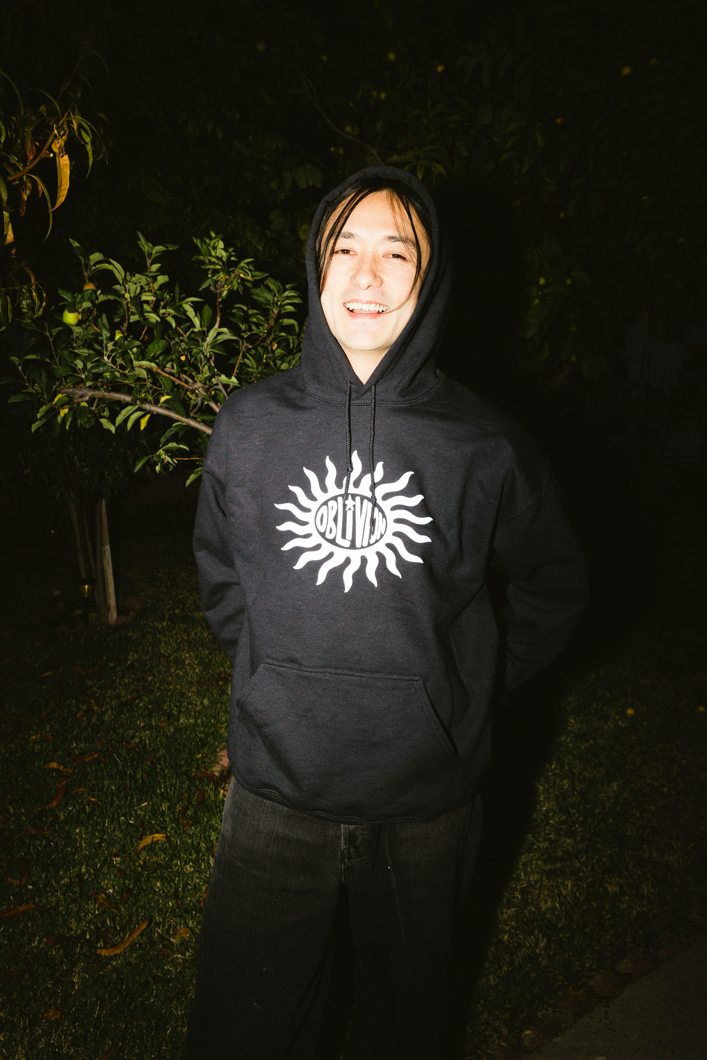 Oblivion Sun Logo Black Hoodie
