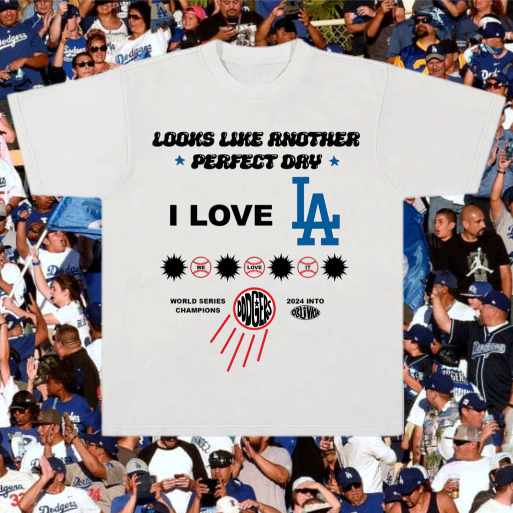 “I LOVE LA” Dodgers 2024 World Series Oblivion Tee