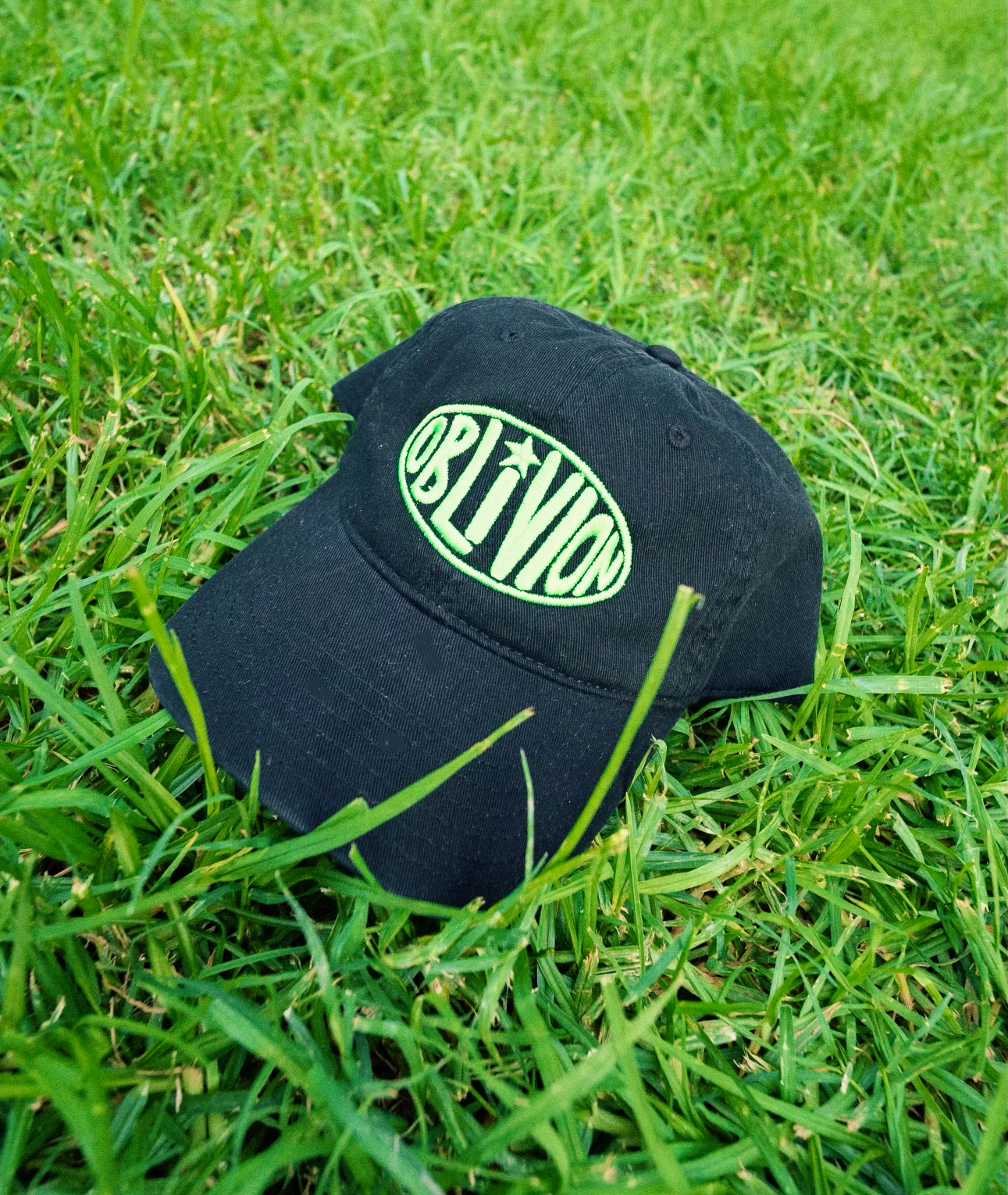 Oblivion Dad Cap - Green Logo