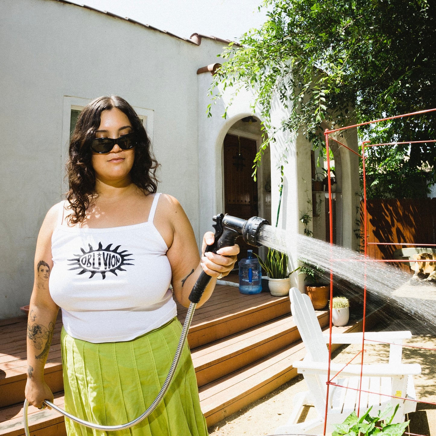 White Sun Logo Tank
