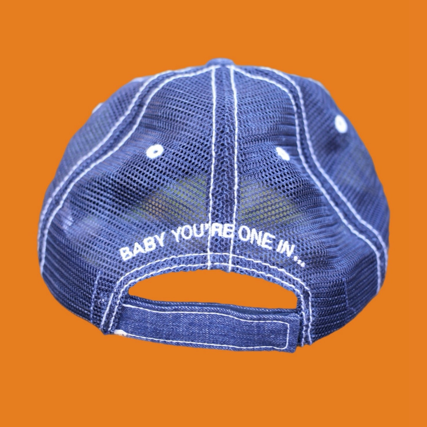 “Baby you’re one in Oblivion” Denim Cap