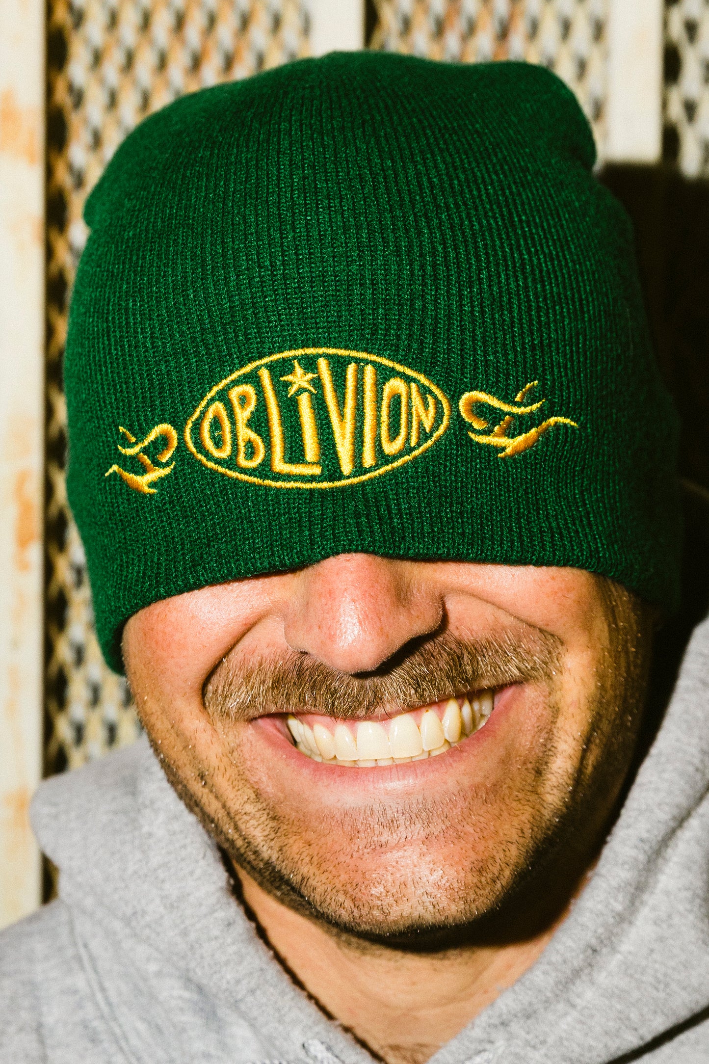 Oblivion Green Beanie
