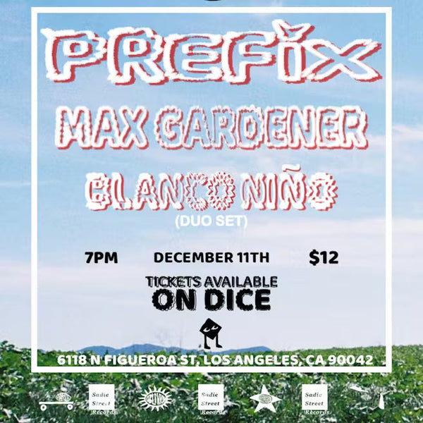 Prefix, Max Gardener, Blanco Nino