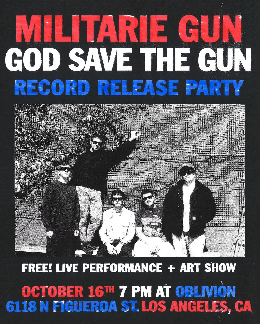 Militarie Gun God Save The Gun Record Release Party