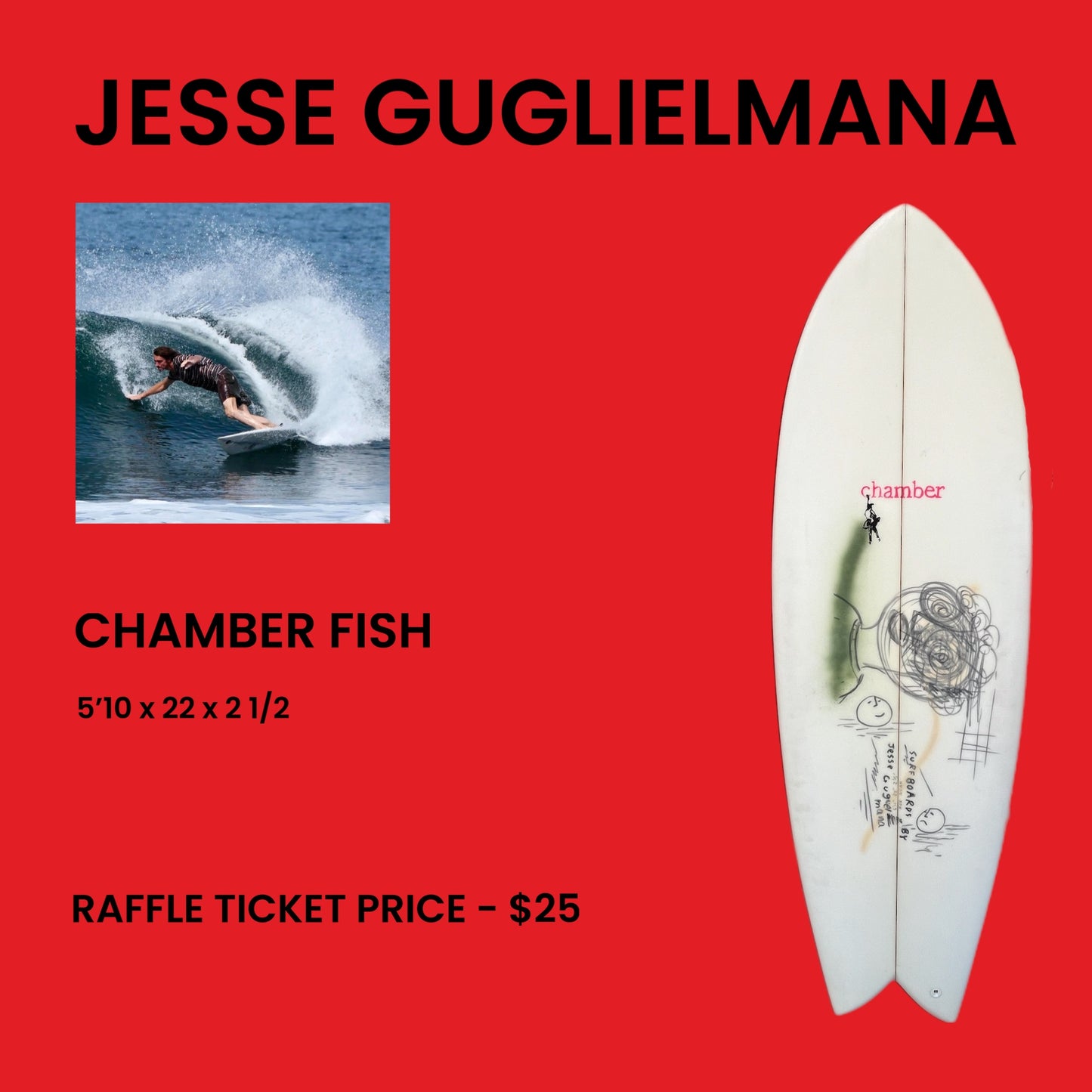 Jesse Guglielmana 5’10 Chamber Fish