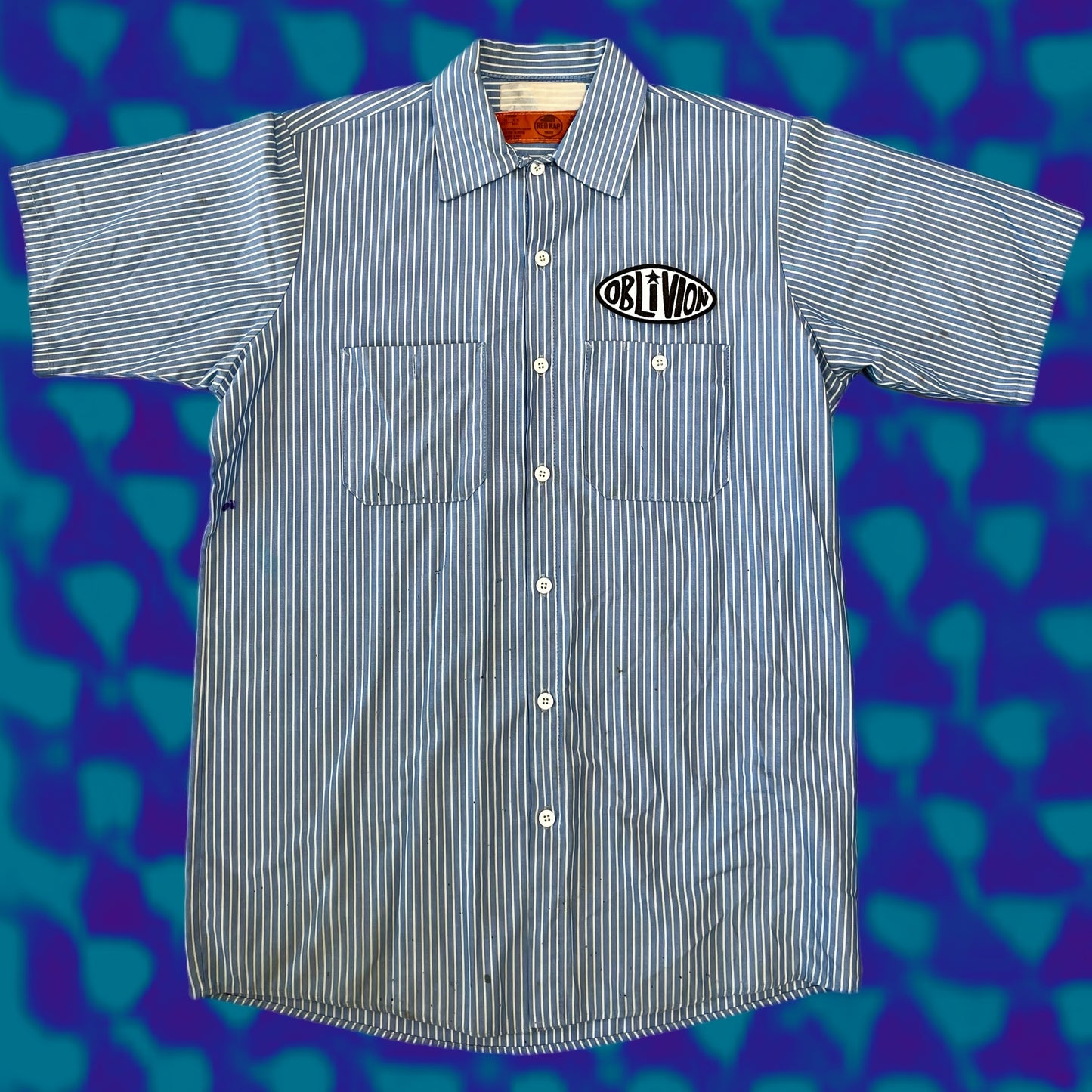 Oblivion Workwear Blue Pinstripe