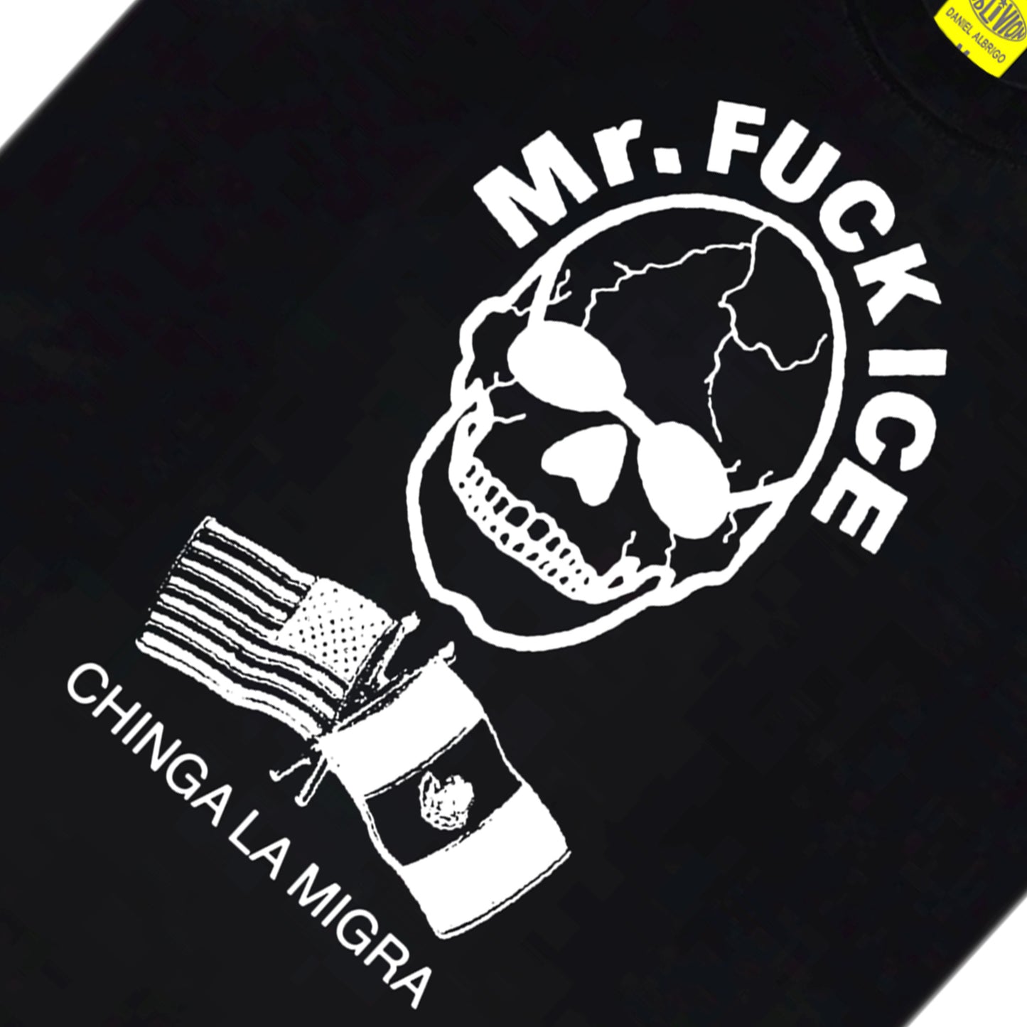 “Mr. Fuck ICE” Tee by Daniel Albrigo