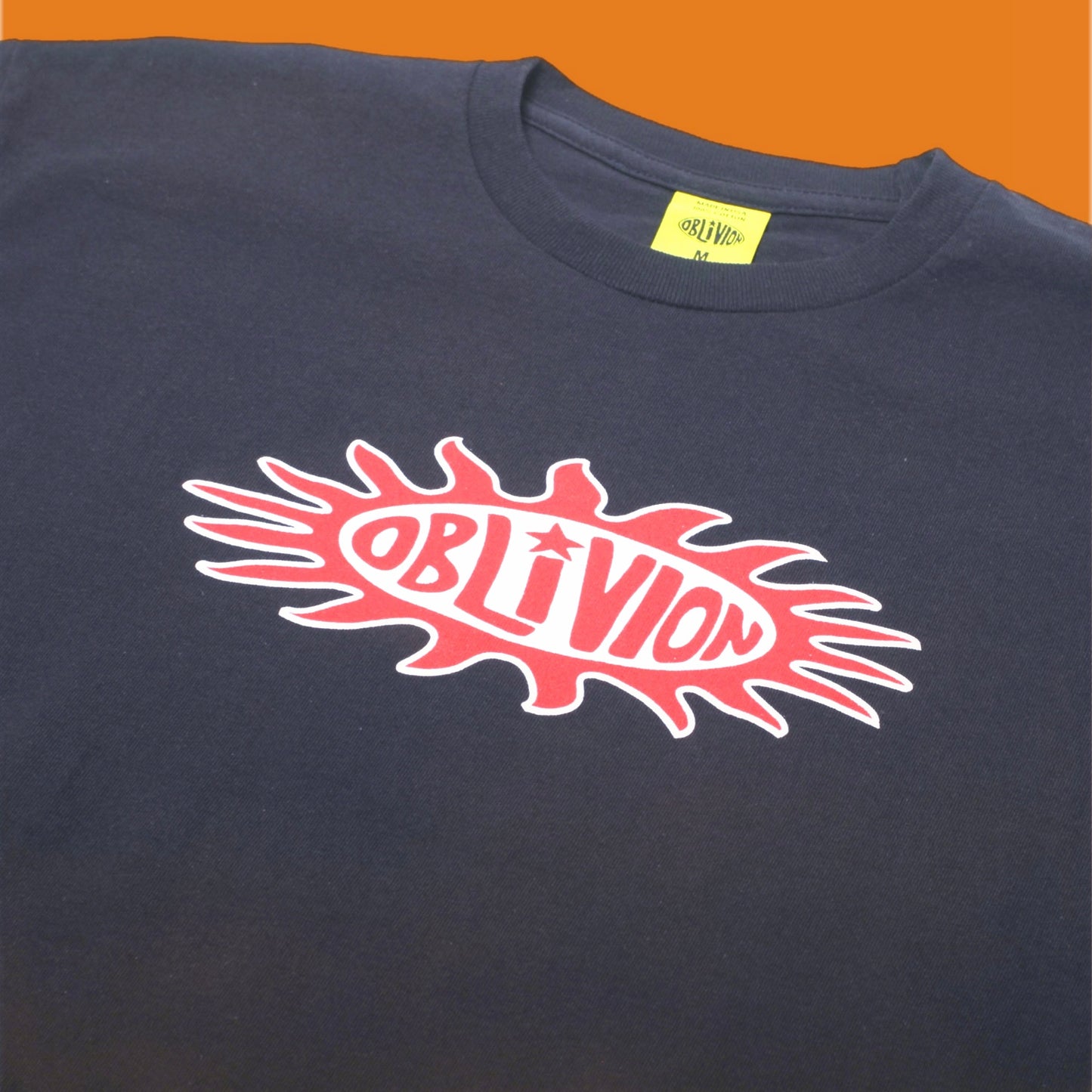 Oblivion Sun Logo Navy Tee