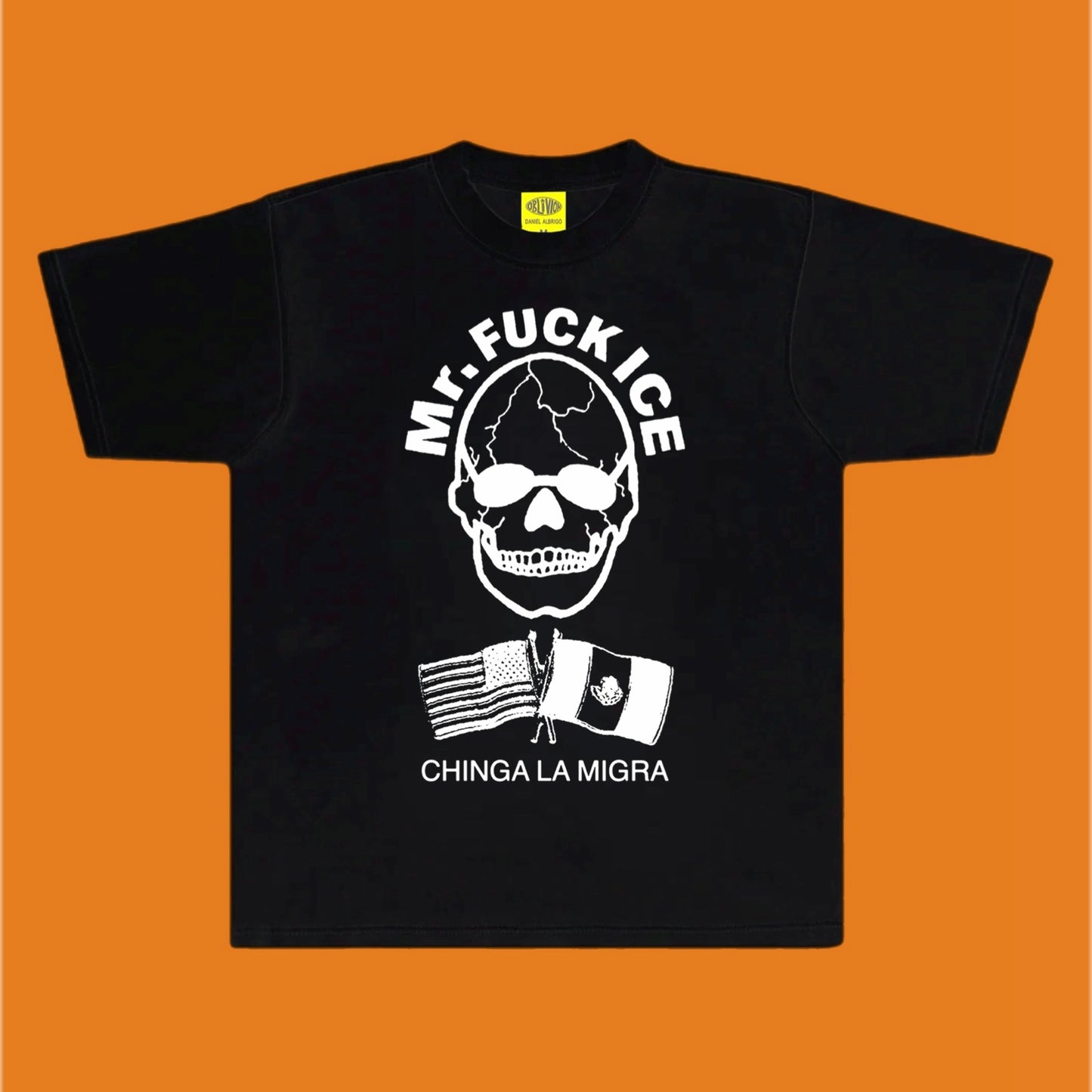 “Mr. Fuck ICE” Tee by Daniel Albrigo