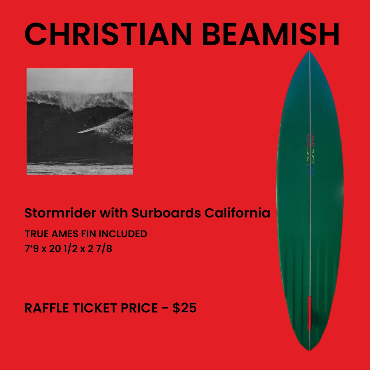 Christian Beamish 7’9 Stormrider