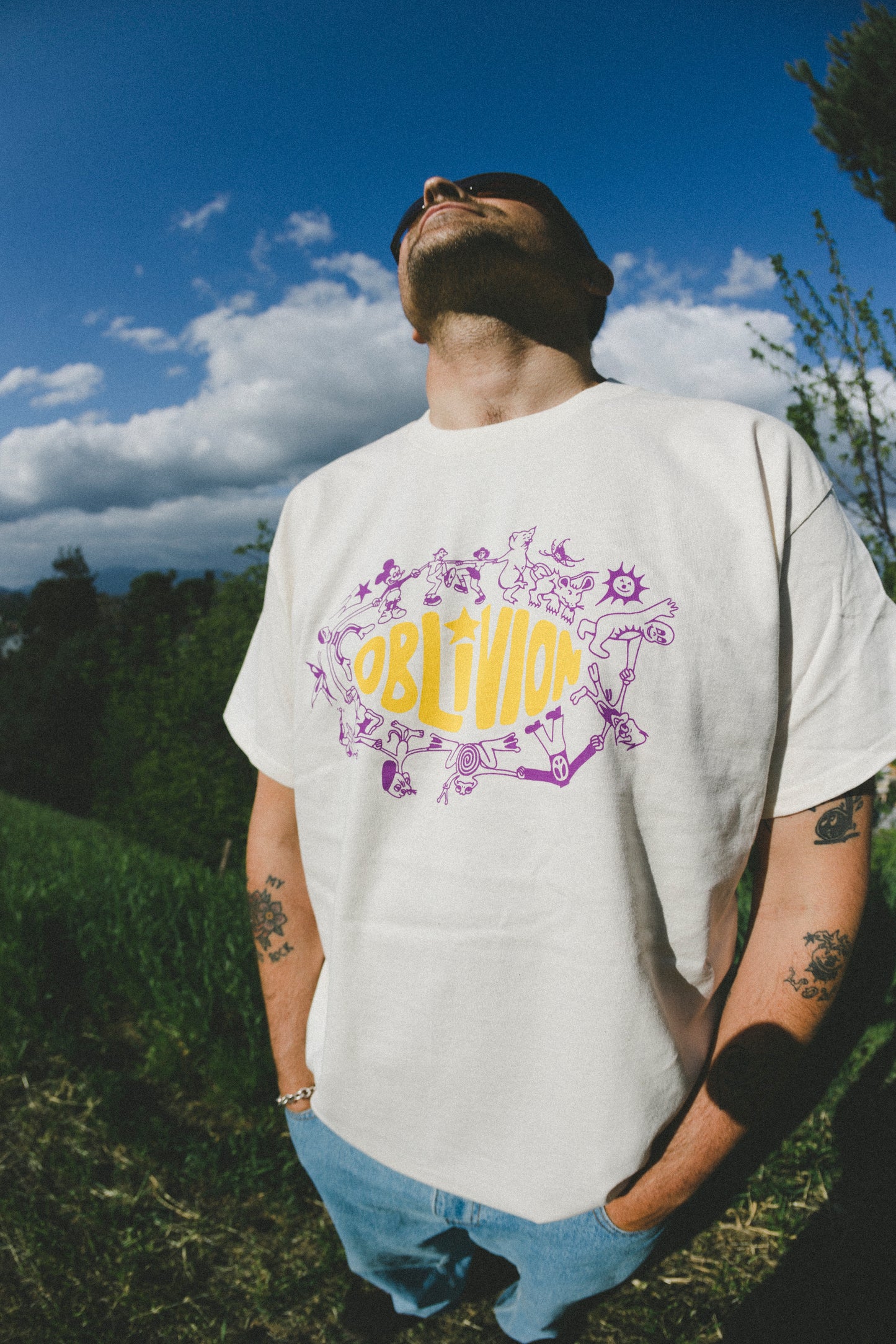 Oblivion X Meaty World Collab Tee