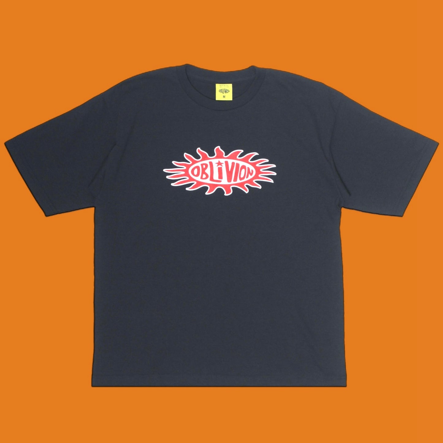 Oblivion Sun Logo Navy Tee